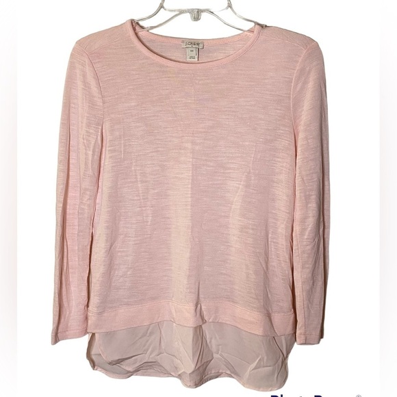 J. Crew Women’s Mixed Media Top - Picture 1 of 6